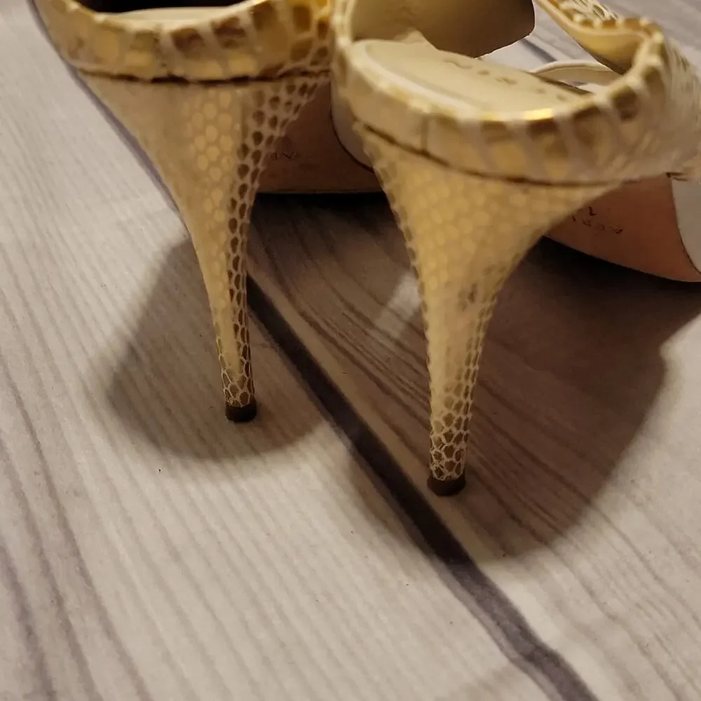 AERIN 4” stiletto  heel sandals, size 10